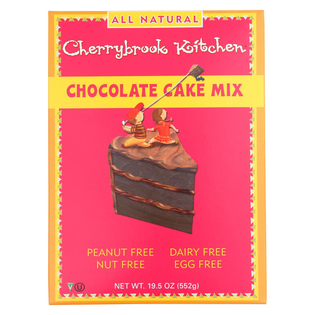Cherrybrook Kitchen Cake Mix - Chocolate - Case Of 6 - 19.5 Oz.