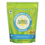 Florida Crystals Organic Powdered Sugar - Powdered Sugar - Case Of 6 - 16 Oz.