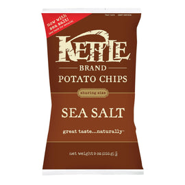 Kettle Brand Potato Chips - Sea Salt - Case Of 12 - 8.5 Oz.