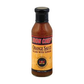 Iron Chef Sauce And Glaze - Orange Ginger - Case Of 6 - 15 Oz.