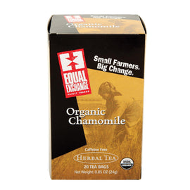 Equal Exchange Organic Chamomile Tea - Chamomile Tea - Case Of 6 - 20 Bags