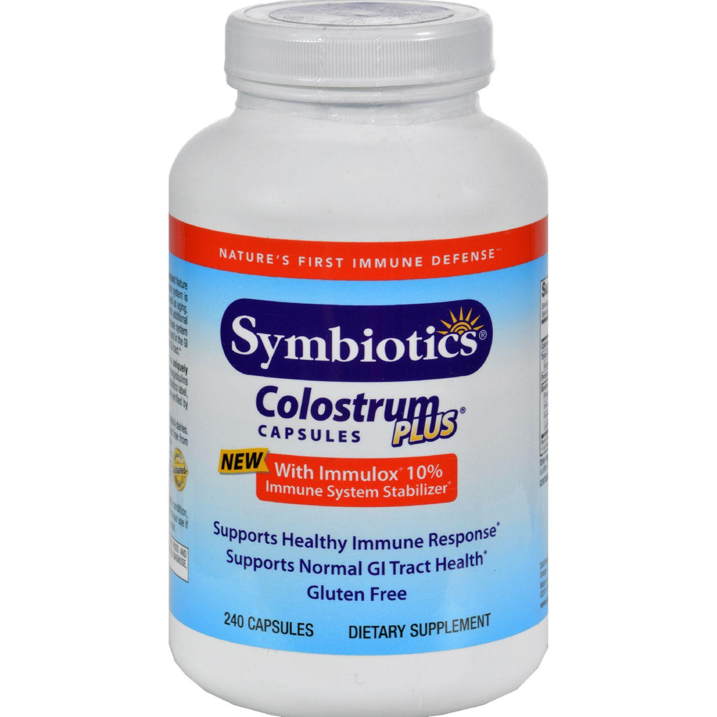 Symbiotics Colostrum Plus - 480 Mg - 240 Capsules