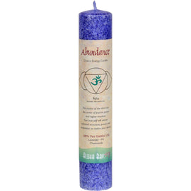 Aloha Bay Chakra Pillar Candle Abundance Indigo - 1 Candle
