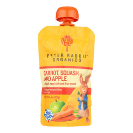 Peter Rabbit Organics Veggie Snacks - Carrot, Squash And Apple - Case Of 10 - 4.4 Oz.