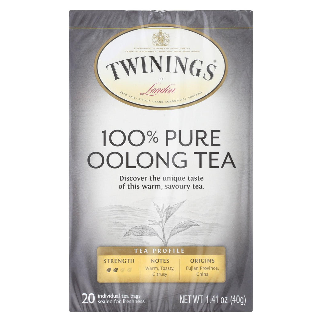 Twining's Tea Black Tea - China Oolong - Case Of 6 - 20 Bags