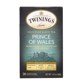 Twining's Tea Black Tea - Prince Of Wales - Case Of 6 - 20 Bags