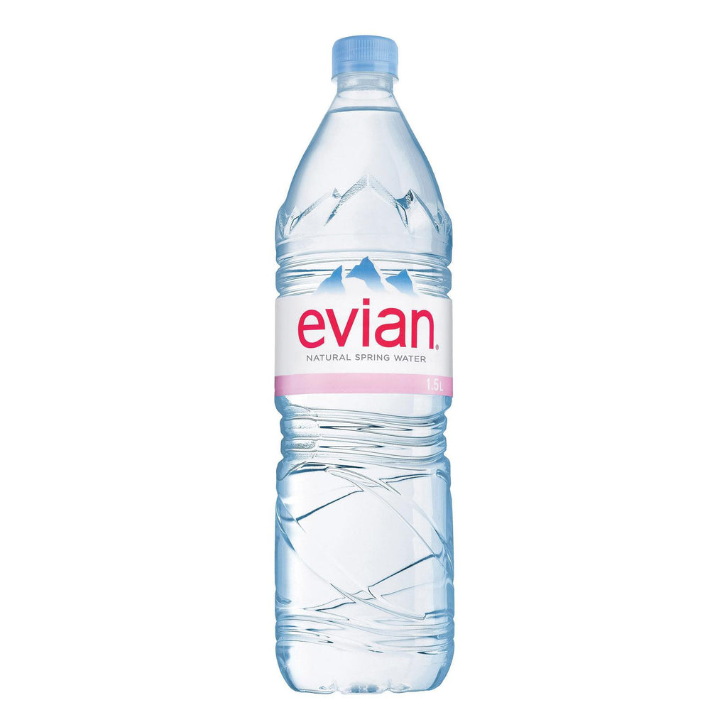 Evians Spring Water Natural Spring Water - Water - Case Of 12 - 50.7 Fl Oz.