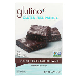 Glutino Brownie - Chocolate Truffle - Case Of 6 - 16 Oz.