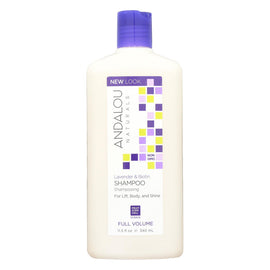 Andalou Naturals Full Volume Shampoo Lavender And Biotin - 11.5 Fl Oz