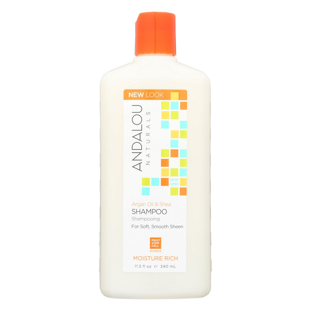 Andalou Naturals Moisture Rich Shampoo Argan And Sweet Orange - 11.5 Fl Oz