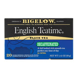 Bigelow Tea English Teatime Decaffeinated Black Tea - Case Of 6 - 20 Bags