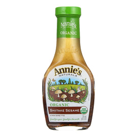 Annie's Naturals Vinaigrette Shiitake And Sesame - Case Of 6 - 8 Fl Oz.