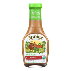 Annie's Naturals Vinaigrette Organic Balsamic - Case Of 6 - 8 Fl Oz.