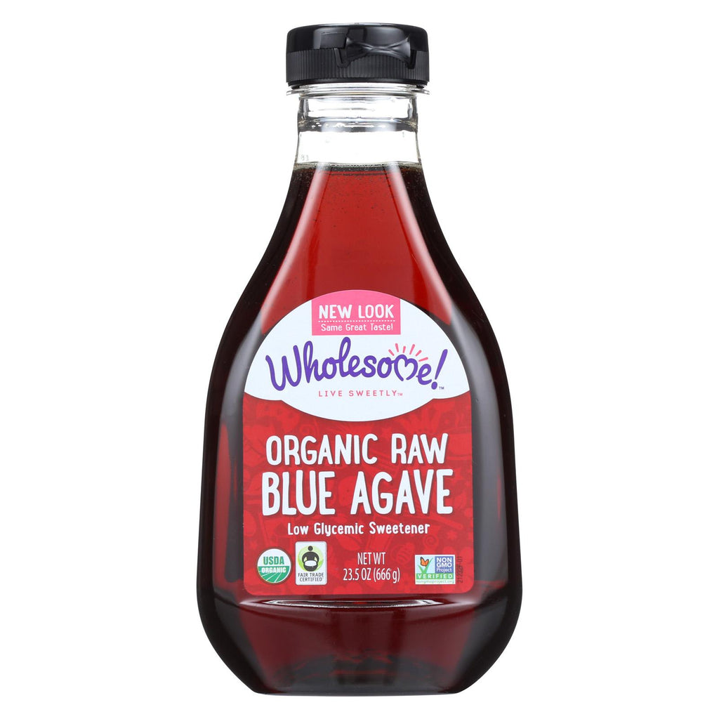 Wholesome Sweeteners Organic Raw Blue Agave - Case Of 6 - 23.5 Oz.