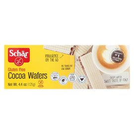 Schar Cocoa Wafers - Case Of 12 - 4.4 Oz.