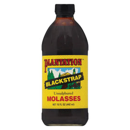 Plantation Blackstrap Molasses Syrup - Unsulphured - 15 Fl Oz.