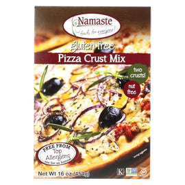 Namaste Foods Gluten Free Pizza Crust - Mix - Case Of 6 - 16 Oz.