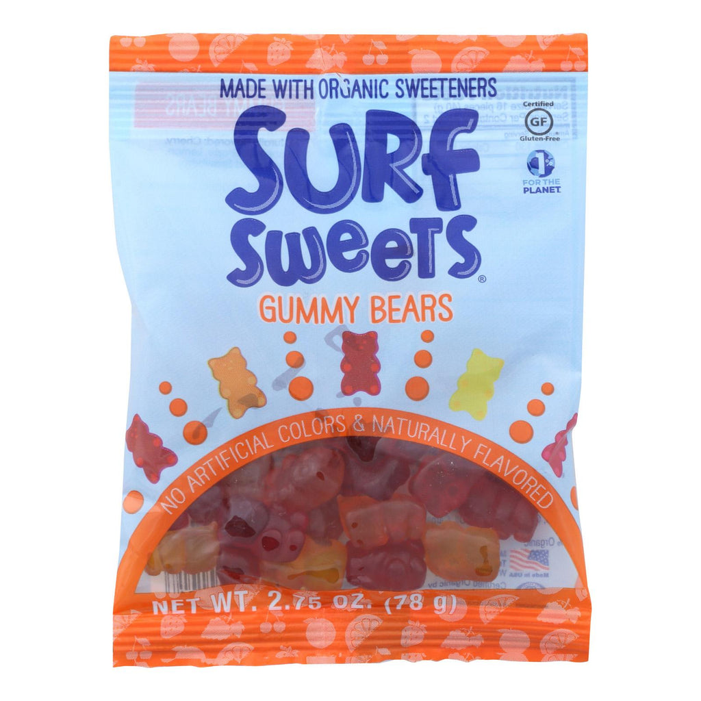 Surf Sweets Gummy Worms - Sweet - Case Of 12 - 2.75 Oz.