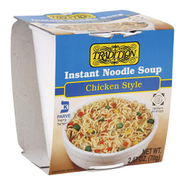 Tradition Foods Instant Noodle Soup - Chicken - Case Of 12 - 2.29 Oz.