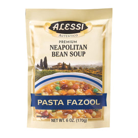 Alessi Neapolitan Bean Soup - Pasta Fazool - Case Of 6 - 6 Oz.