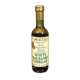 Alessi Vinegar - White Balsamic - Case Of 6 - 12.75 Fl Oz.