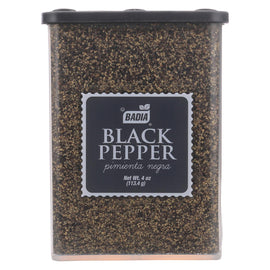 Badia Spices - Pepper - Black - Ground - 4 Oz. - Case Of 12