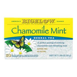 Bigelow Tea Tea - Chamomile With Mint - Case Of 6 - 20 Bag