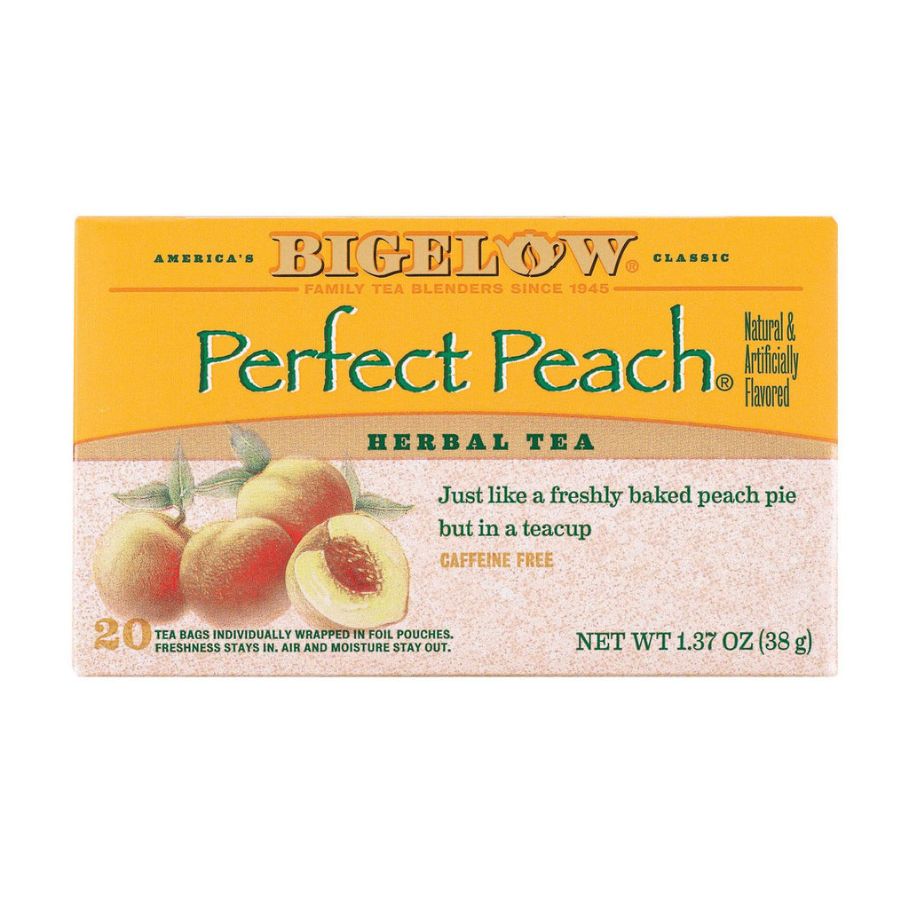 Bigelow Tea Tea - Peach - Case Of 6 - 20 Bag
