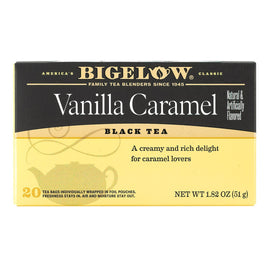 Bigelow Tea Vanilla Caramel Black Tea - Case Of 6 - 20 Bags