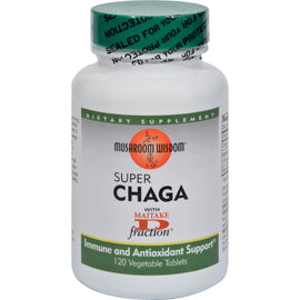 Mushroom Wisdom Super Chaga - 120 Tablets