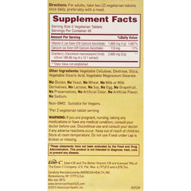 American Health Ester-c Urinary Tract Formula - 90 Vegetarian Tablets
