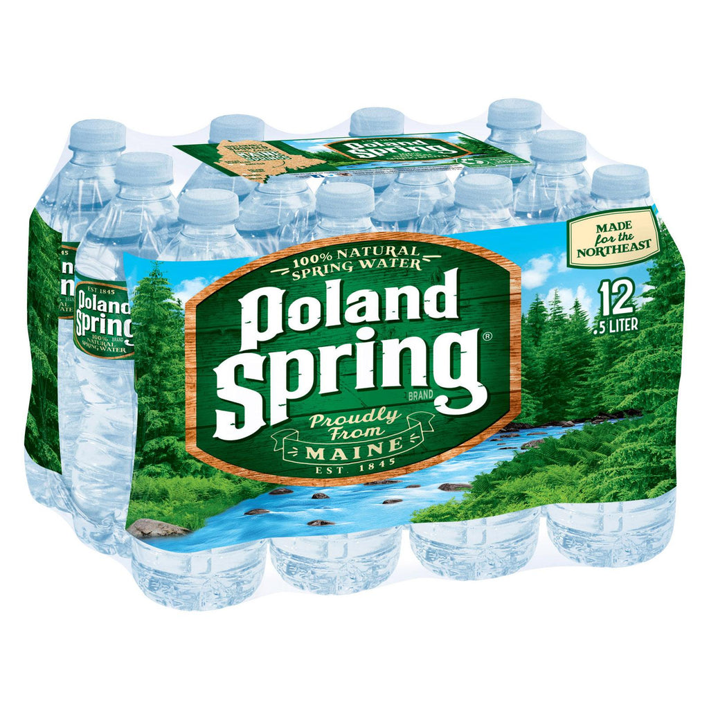 Poland Spring Water - Natural - Case Of 2 - 0.5 Liter