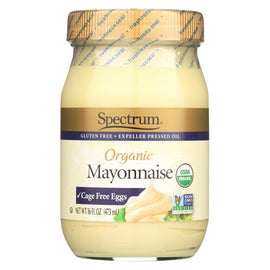 Spectrum Naturals Organic Mayonnaise With Cage Free Eggs - Case Of 12 - 16 Oz.