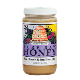 Bee Flower And Sun Honey - Blueberry Blossom - Case Of 12 - 1 Lb.