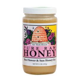 Bee Flower And Sun Honey - Star Thistle Blossom - Case Of 12 - 1 Lb.