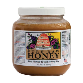 Bee Flower And Sun Honey - Wild Flower - Case Of 6 - 5 Lb.