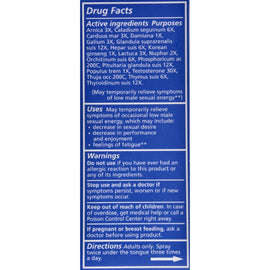 Liddell Homeopathic Energy Male - 1 Fl Oz