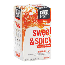 Good Earth Herbal Tea - Sweet And Spicy - Case Of 6 - 18 Bags