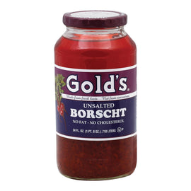 Golds Soup - Unsalted Borscht - Case Of 12 - 24 Oz.