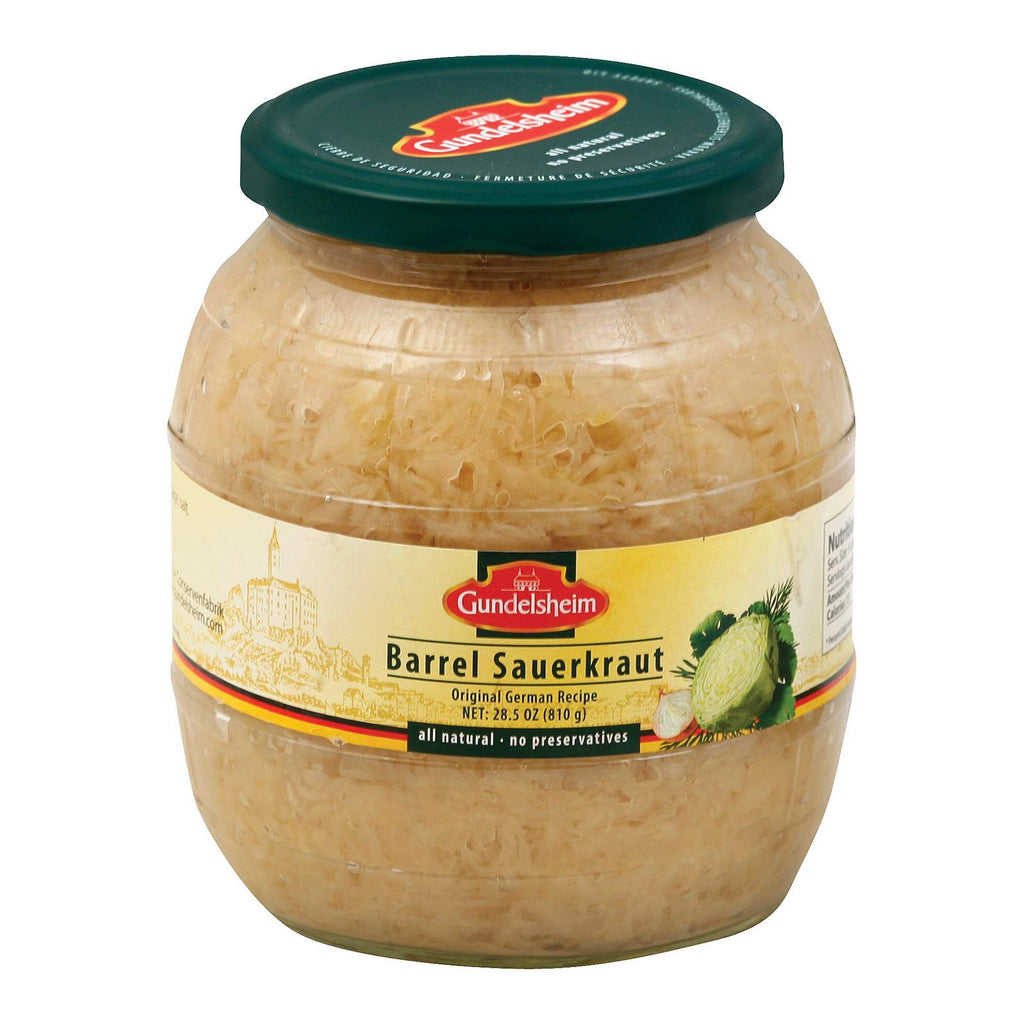 Kuhne Barrel Sauerkraut - Case Of 6 - 28.5 Oz.