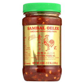 Huy Fong Fresh Chili Paste - Sambal - Case Of 24 - 8 Oz.
