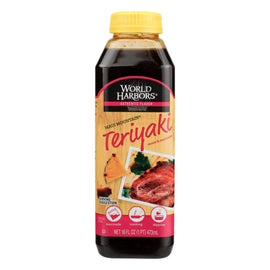 World Harbor Maui Mountain Teriyaki Marinade And Sauce - Case Of 6 - 16 Fl Oz.