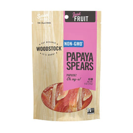 Woodstock Papaya Spears - Case Of 8 - 9 Oz.