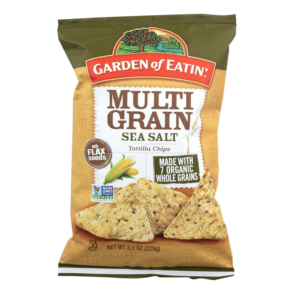 Garden Of Eatin' Multigrain Sea Salt - Multigrain - Case Of 12 - 8.1 Oz.