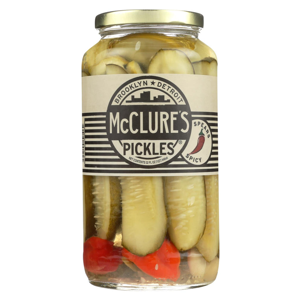 Mcclure's Pickles Spicy Spears - Case Of 6 - 32 Oz.