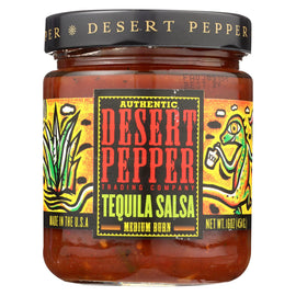 Desert Pepper Trading - Medium Burn Tequila Salsa - Case Of 6 - 16 Oz.