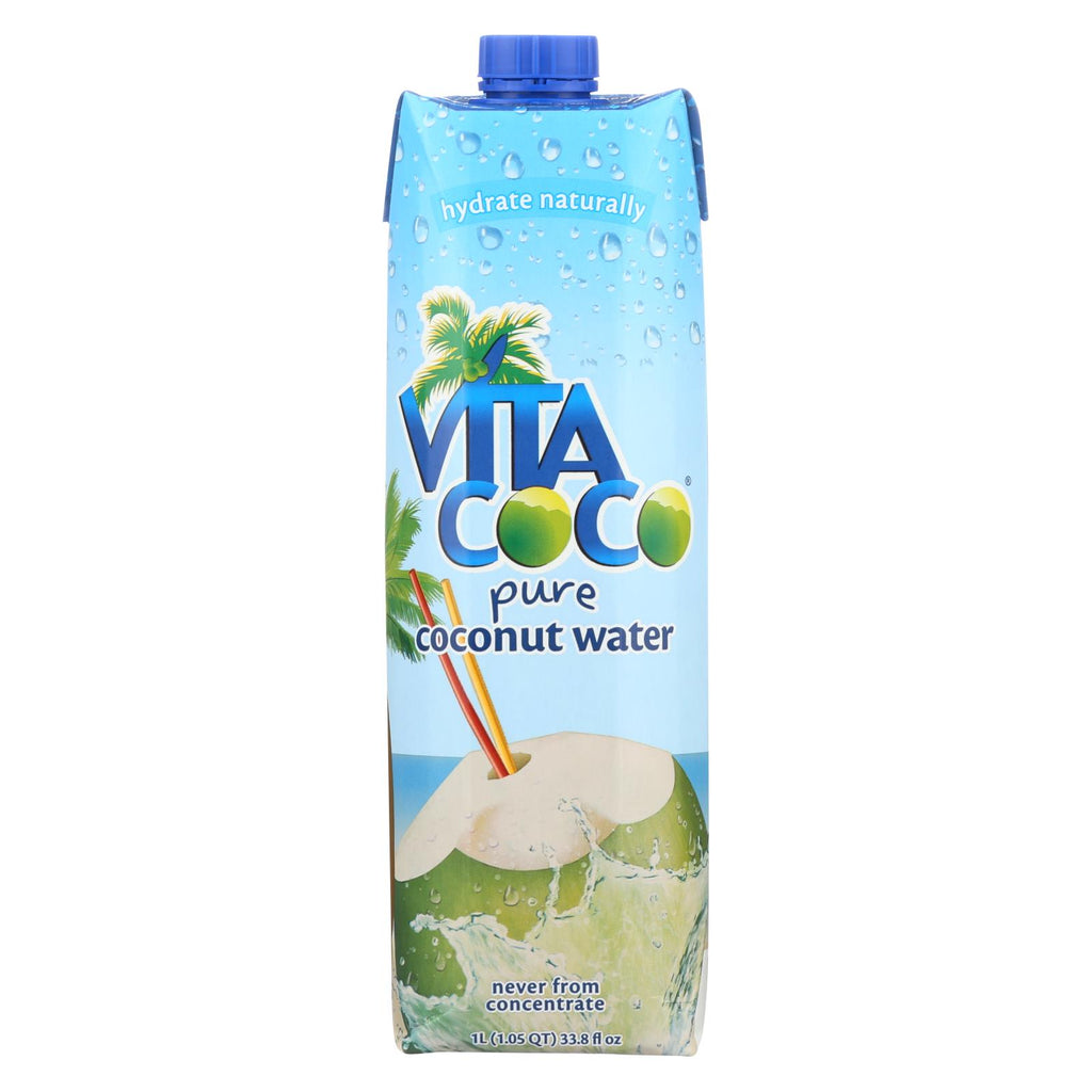 Vita Coco Coconut Water - Pure - Case Of 12 - 1 Liter