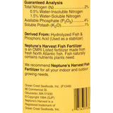 Neptune's Harvest Fish Fertilzer - Orange Label - 36 Oz