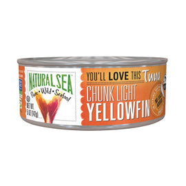Natural Sea Wild Yellowfin Tuna - Unsalted - Case Of 12 - 5 Oz.