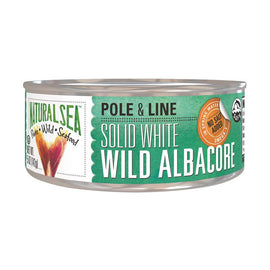 Natural Sea Wild Albacore Tuna - Unsalted - Case Of 12 - 5 Oz.